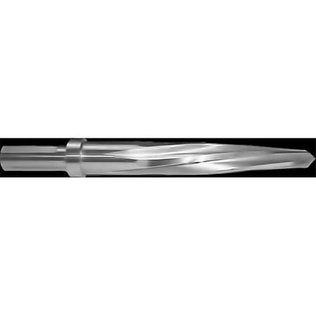 

Bridge Reamer Left Hand Spiral Right Hand Cut High Speed Steel - 1.062 dia. x 0.50 Shank dia. with 5 Teeth