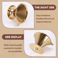 thumbnail image 4 of Double Wall Stainless Steel Titanium Gold Pour over Coffee Dripper Filter with Cup Stand and Handle, 4 of 7
