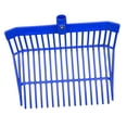 thumbnail image 4 of Repuesto de cabezal de horquilla para estiércol, herramienta de jardinería resistente con púas en ángulo, rastrillo para estiércol de caballo para Azul, 4 of 9