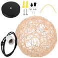 thumbnail image 1 of LIFKOME 1 Set of Basket Lamp Shade Rattan with Adults Boutique Hostel, 1 of 7