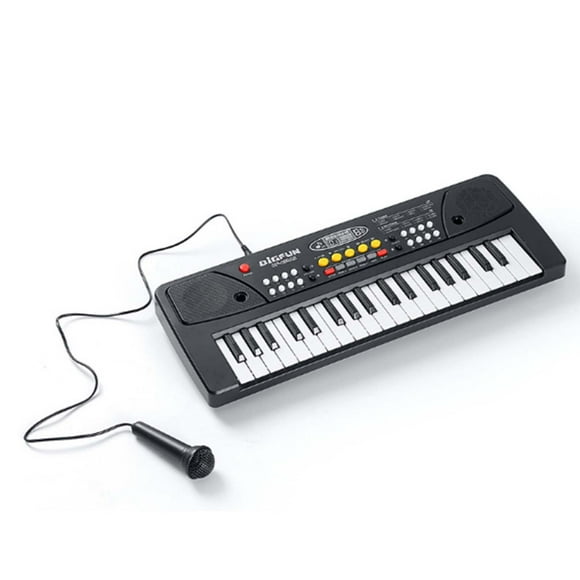 Kids Piano Keyboard 37 Keys, Electronic Piano for Kids with Microphone, Portable Educational Musical Instrument Toys for 3 4 5 6 Year Old Boys and Girls