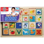 T.S. Shure Alphabet Cutesie Wooden Blocks
