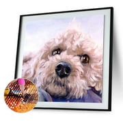 YYY Pet Dog Puppy Full Round Drill Resin Rhinestone Wall Picture Kit Home Decoration
