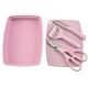 thumbnail image 3 of Herramientas de cocina Juego de 5 piezas de cocina con paja de trigo, apto para lavavajillas, color rosa, 3 of 4