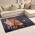 thumbnail image 2 of Coolnut Area Rug 60 x 39 inch (5'x 3'3"), Carpet Cat Sitting Basket with Easter Eggs Nursery Rug Floor Mat for Hardwood Floor Entrance Living Room Bedroom, 2 of 6
