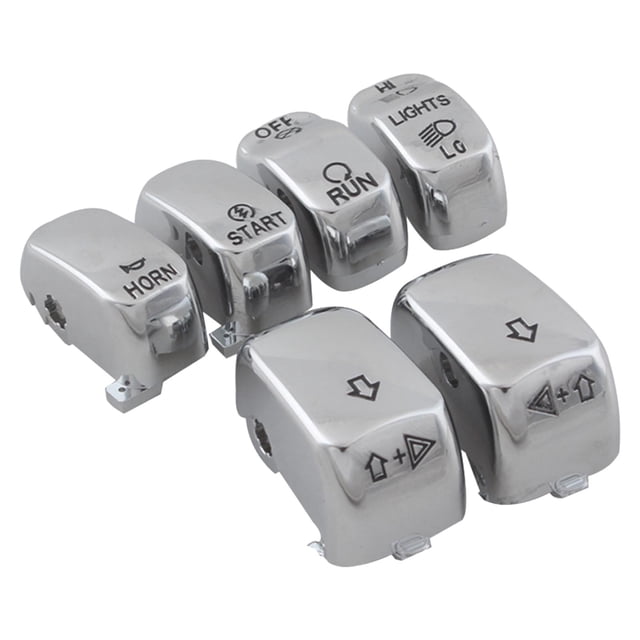 6 piezas de carcasa de interruptor de control manual para Professional Plata kusrkot Cubierta del botón del interruptor