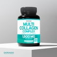 thumbnail image 5 of Multi Collagen Pills for Women & Men (120 Capsules) Type I, II, III, V and X - Pure Hydrolyzed Collagen Peptides Supplement - Hair, Skin, Nails & Joint Support - 3rd Party Tested, Non GMO, 5 of 5
