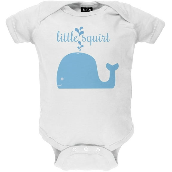 Little Squirt White Baby One Piece - 24 month