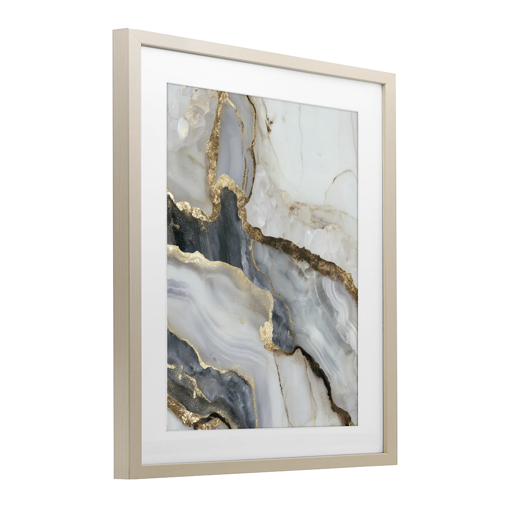 Stupell Industries Elegant Touch of Gold Birch Framed Print Under Glass, design by Svetlana Aleynikova