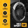 thumbnail image 2 of Funda de volante CAT HexSport gris de fibra de carbono 38 cm, 2 of 7