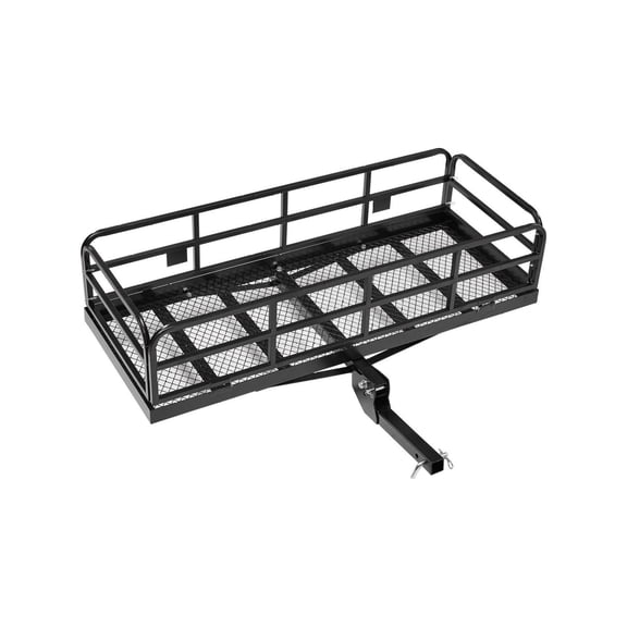 2" Hitch Cargo Carrier 500lbs - Folding Heavy Duty Steel Rack for SUV, Truck & Pickup - Extra Large Storage Solution