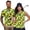 Ladybug Floral, variant on Jeiento His and Hers Matching Golf Shirts, Moisture Wicking Quick Dry Men's Short Sleeve Shirts & Women's Sleeveless Tank Top for Golf Tennis Outdoor Summer Sports, Tropical Palm Leaf Print