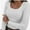 White, variant on Long Sleeve Shirts for Women Fall Outfits Knit Tops Scoop Neck Slim Fit Basic Tee
