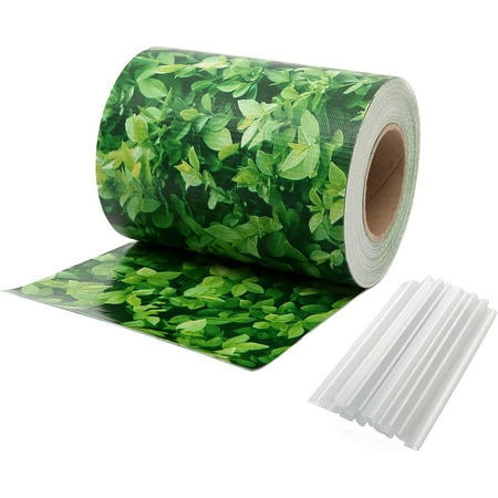 NAIMORUI PVC privacy film privacy strips tuin privacy hek incl. 30 x bevestigingsclips 450g / m² - dubbelstaafmatten voor tuinhek - (19cm*50m antraciet