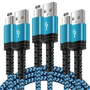 Charging Cable 6ft,3PACK HopePow Type C Charger Usb A to Usb C Cable 6ft Charging Cable Android Charger High Speed Phone Charger Cord Type C Fast Charging,Blue