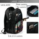 thumbnail image 4 of Fotbe Meditating Golden Retriever Mochila con Estampado y Puerto USB para Hombre y Mujer, Mochila Antirrobo, Mochila de Viaje, Mochila Escolar, Mochila Universitaria, 4 of 7