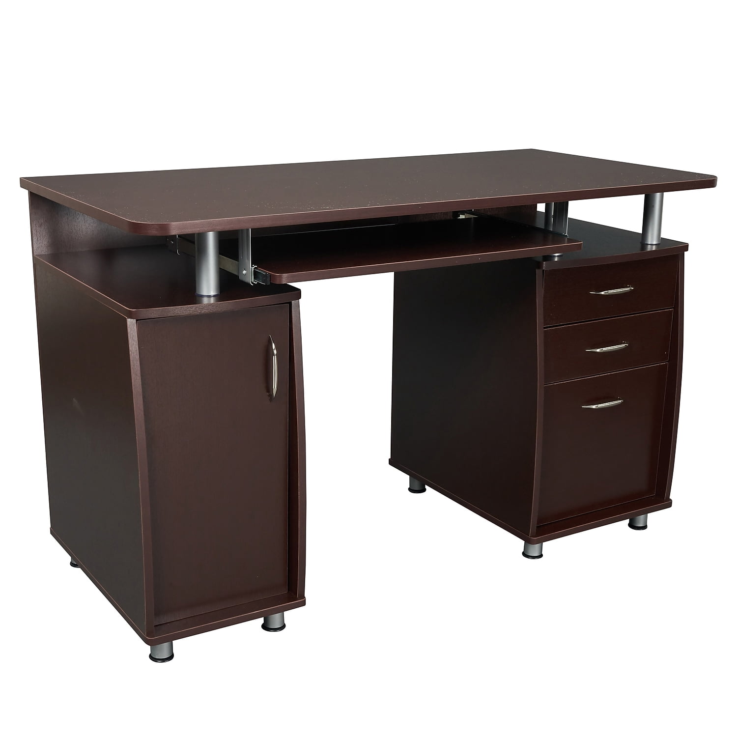 Techni Mobili 47"W Computer Desk Chocolate (RTA-4985-CH36)