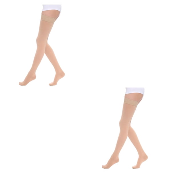 Qarigey Manténgase abrigado y elegante con estas modernas medias por encima de la rodilla Medias de compresión médicas suaves Type10 NO10