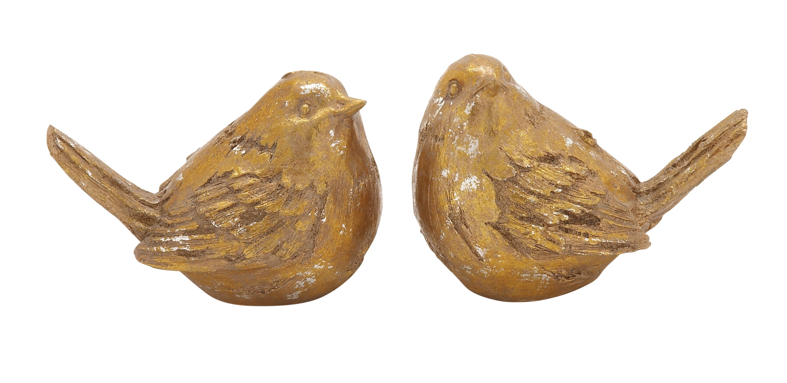 Urban Trends 28094 Ceramic Bird Figurines on a Tree Branch Base Gloss Finish White Urban Trends 28094 Ceramic Bird Figurines on a Tree Branch Base Gloss Finish White