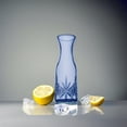 thumbnail image 2 of Godinger Carafe, Glass Pitcher, Wine Pitcher, Cocktail Carafe, Water Jug, for Iced Tea, Mixed Decanter & Beverages, Barware & Drinkware, Blue, 32oz, 2 of 2
