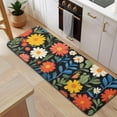 thumbnail image 5 of Pioneer Flower Floral Print Pattern Kitchen Rug Mat,Kitchen Runner Rugs Non Skid Washable,Decorative Kitchen Floor Mats for Kitchen,Sink,Laundry,17"x47.2", 5 of 7