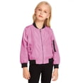 thumbnail image 5 of Arshiner Boys Girls Baseball Jacket Full Zip Fall Casual Outerwear, 5 of 9