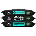 thumbnail image 3 of DUDE Flushable Wipes, Extra Large Mint Chill Wet Wipes, 48 Count, 3 Pack (144 Total), 3 of 9