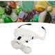 thumbnail image 1 of LED Light Headband, Magnifying Glass Visor with Light, 5 Detachable Lenses, Head Mount Magnifying Glass, Hands-Free Magnifying Glass, DUBUNS, 1 of 5