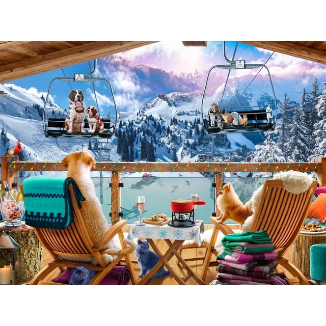 Rompecabezas Ceaco Ski Chalet 300 piezas