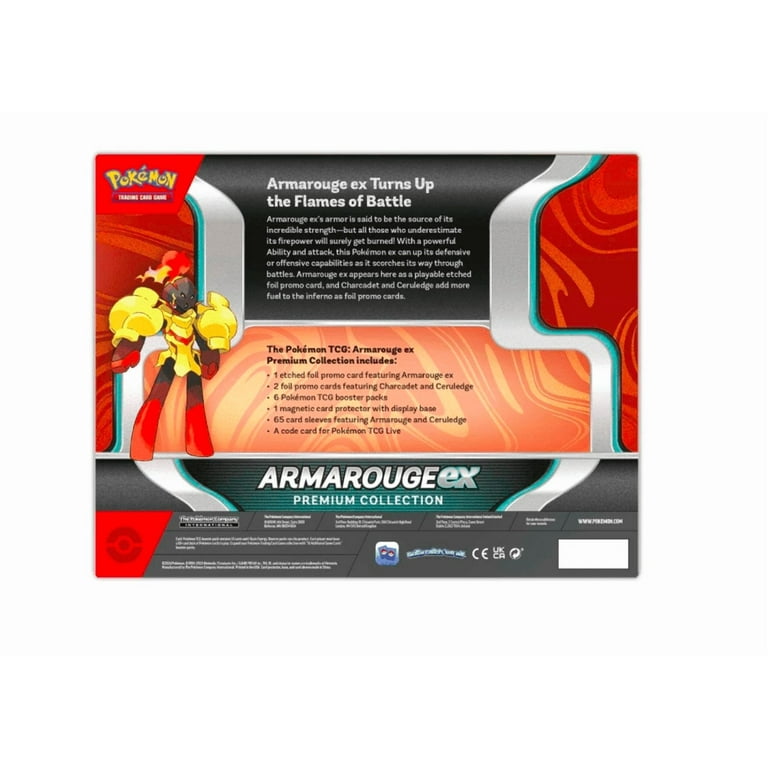 pokemon trading card game armarouge ex premium collection Pokemon Armarouge Ex Premium Collection