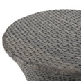 thumbnail image 4 of Beasley Wicker Outdoor Accent Table, Grey, 4 of 8