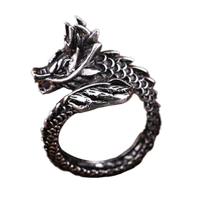 Jumpingount Anillos Vintage enchapado regalo exagerado anillos de dedos accesorios de estilo Punk joyería de los hombres para el desgaste de la empresa de Ropa, zapatos y accesorios Miscelánea Jumpingount AP010544-00