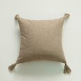 thumbnail image 1 of Home Decorative Pure Color Cotton Hemp Tassel Pillow Cover For Home Simple Art Style Square Pillow Cushion Cover Without Core, 1 of 7