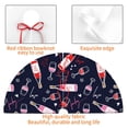 thumbnail image 4 of KLL 48" Christmas Tree Skirt Love Wine Xmas Tree Skirts Mat for New Year Xmas Holiday Party Indoor Outdoor Home Decoration, 4 of 7