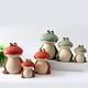 thumbnail image 2 of 1 Set/3pcs Miniature Figurine Lovely Frogs Statue Home Decoration, 2 of 4