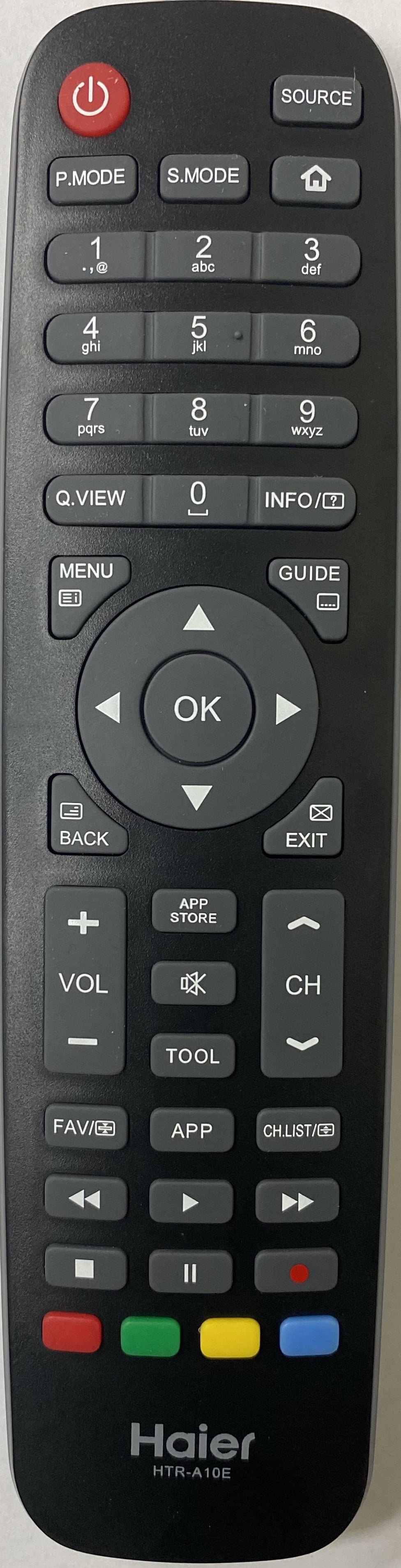 Genuine Haier HTRA10E TV Remote for Haier LED LCD TVs New Walmart