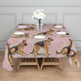 thumbnail image 3 of German Shepherd Square Tablecloth,Waterproof Square Table Cover,Wipeable Spillproof Washable Table Cover for Home Kitchen Party Decor 60"x60"(152x152cm), 3 of 6