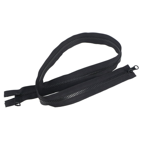 OFFIGAM Jacket Zipper Replacement Zipper Black Resin 1Pack