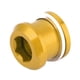 thumbnail image 1 of Fyearfly Perno de Brazo de manivela de Bicicleta de 5 uds, Perno de Brazo de manivela de Bicicleta de Carretera de aleación de Aluminio, Accesorio de Ciclismo con Tornillo extendido(Oro), 1 of 5