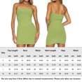 thumbnail image 2 of Juegos De 2 Piezas Conjunto de 2 piezas para mujer Traje de calle de estilo sexy con dobladillo curvo sin espalda (Verde M) Ygjytge para Mujer Verde T M, 2 of 7