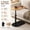 Log, variant on C Shaped Adjustable Height Side Table, 360° Swivel End Table for Couch, Laptop Desk for Sofa, Bed, Bathtub, Rotating Tabletop, Slide Table