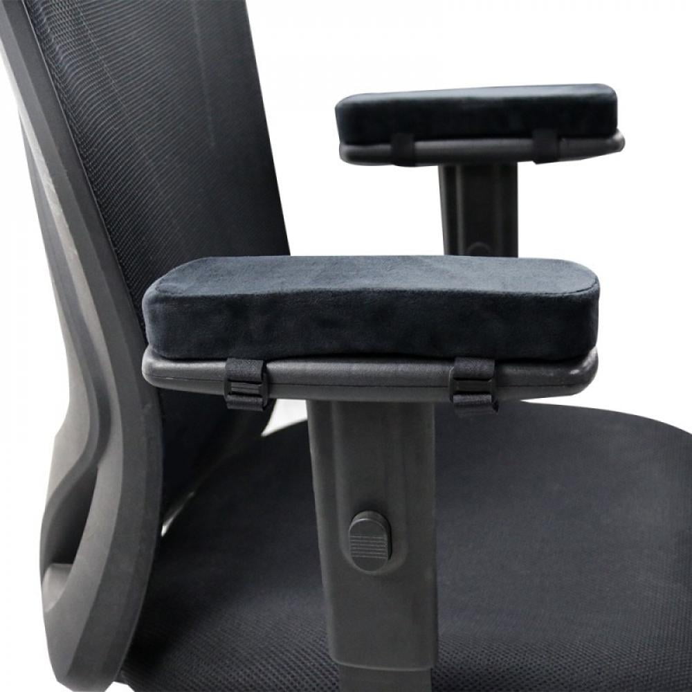 2Pcs Office Chair Arm Rest Cover Elastic Stretch Armchair Arm Rest Zipper Pads 