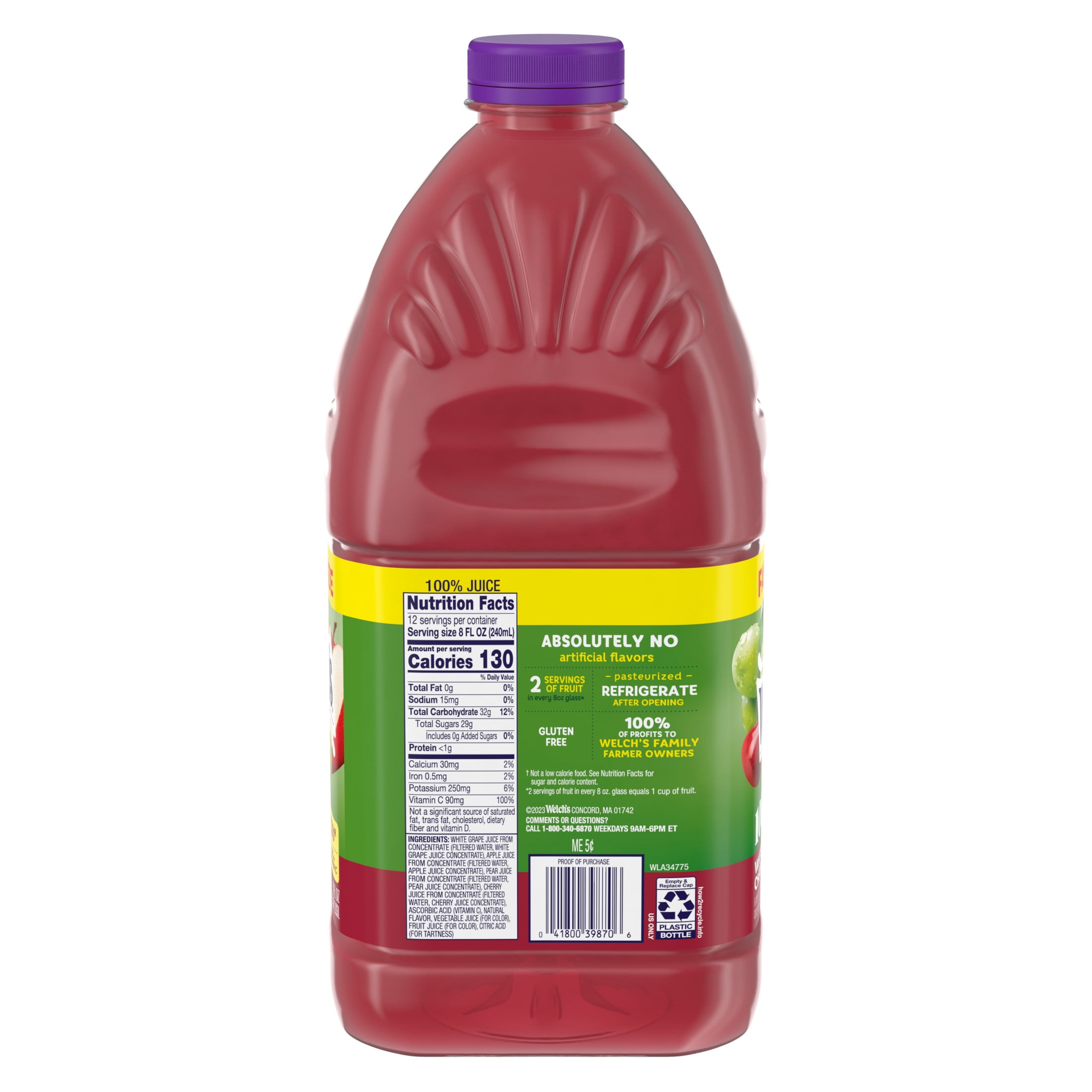 Welch's Sparkling 100% Juice Red & White Grape 3 pk | BJ's
