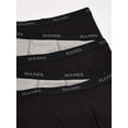 thumbnail image 3 of Hanes Mens 5-Pack Ultimate FreshIQ Boxer with ComfortFlex Waistband Brief,Grey/Black,2XL, 3 of 5