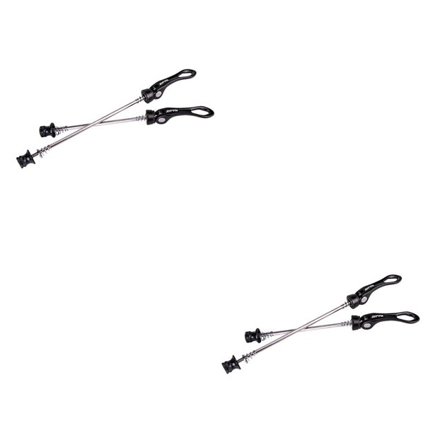 Soidarity 1 par de pinchos de bicicleta de carretera de aleación ZTTO, pinchos de bicicleta desmontables coloridos portátiles, piezas de Negro 2Conjunto
