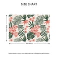 thumbnail image 3 of Placemats Set Of 4 / 6, Lilies Flowers Pine Green Leaves Placemats For Dining Table Indoor/Outdoors Heat Resistant Washable Placemats 18" X 12", 3 of 7