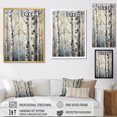 thumbnail image 4 of Designart "Birch Trees In Silver Tones Breathing In The Scenery II" Tree Birch Wall Art Prints, 4 of 7