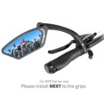 thumbnail image 4 of Venzo Bicycle Bike Handlebar Mirror Blue Lens 75% Anti-glare Glass Right, 4 of 4
