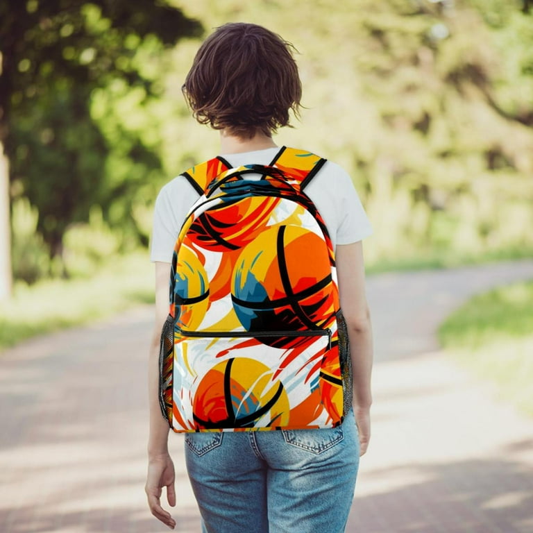 Basketball Backpack Fashion Large Lightweight Travel Shoulder Bag Fits 14 Inch Walmart