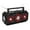 Red, variant on Fm Radio with Bluetooth, Radio Waterproofs Bluetooth Speaker, Portable Digital Am Fm Radio with Flashlight, Reading Lamp Solar Charging
